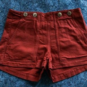 The Kit High-Rise Utility Shorts by Pilcro